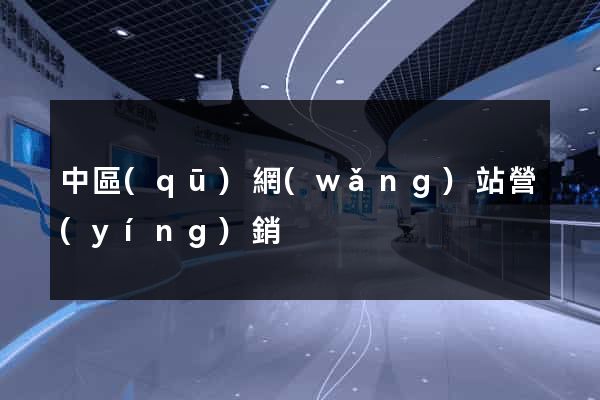 中區(qū)網(wǎng)站營(yíng)銷