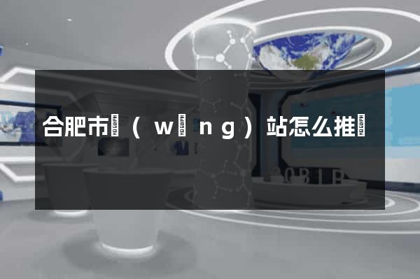合肥市網(wǎng)站怎么推廣