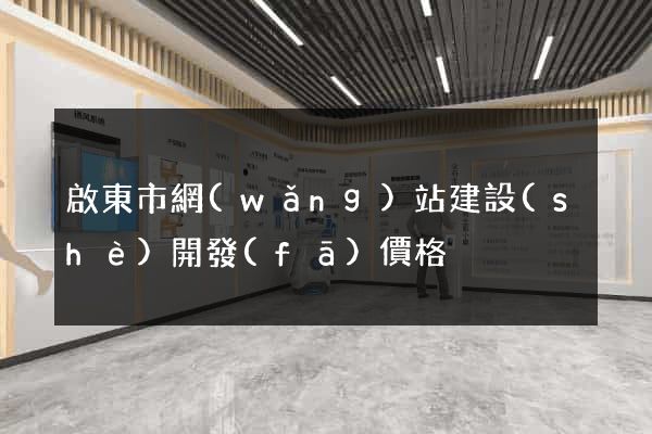 啟東市網(wǎng)站建設(shè)開發(fā)價格