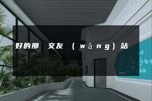 好的那種交友網(wǎng)站