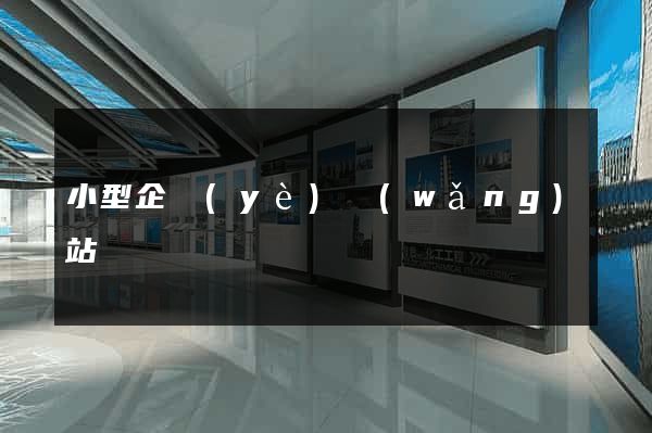 小型企業(yè)網(wǎng)站
