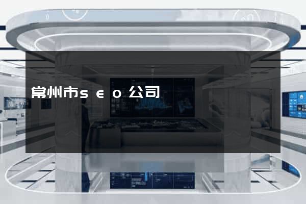 常州市seo公司