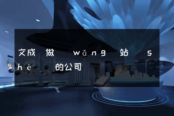 文成縣做網(wǎng)站設(shè)計的公司