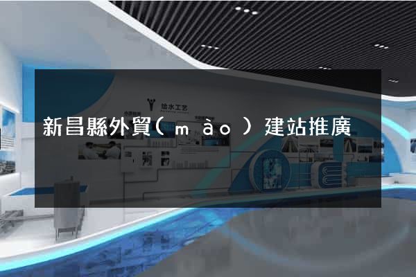 新昌縣外貿(mào)建站推廣