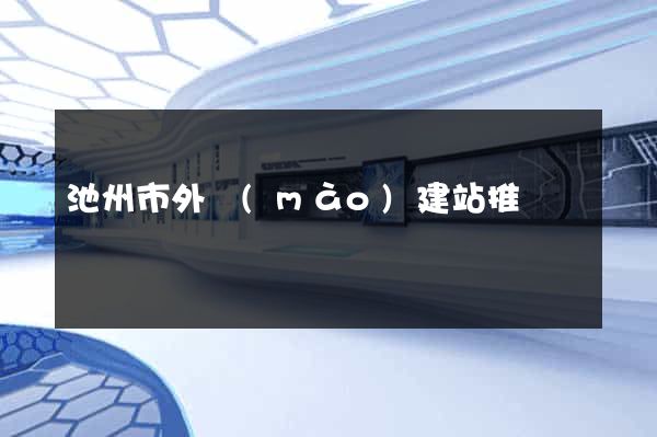 池州市外貿(mào)建站推廣