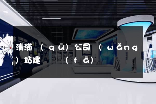清浦區(qū)公司網(wǎng)站建設開發(fā)