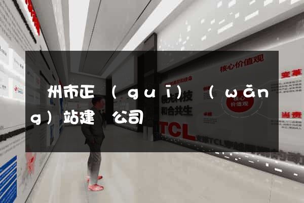 溫州市正規(guī)網(wǎng)站建設公司