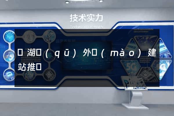 濱湖區(qū)外貿(mào)建站推廣