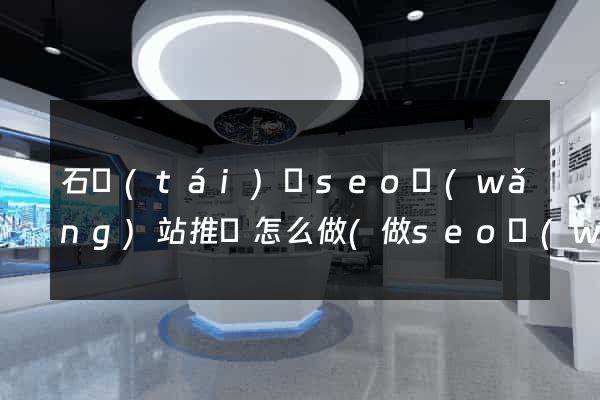石臺(tái)縣seo網(wǎng)站推廣怎么做(做seo網(wǎng)站營(yíng)銷推廣)