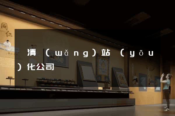 臨清網(wǎng)站優(yōu)化公司