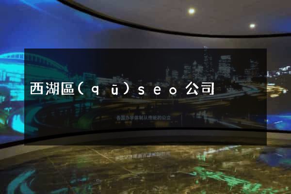 西湖區(qū)seo公司