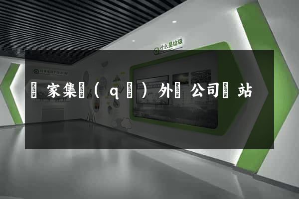 謝家集區(qū)外貿公司網站