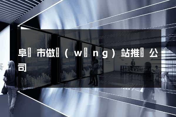阜陽市做網(wǎng)站推廣公司